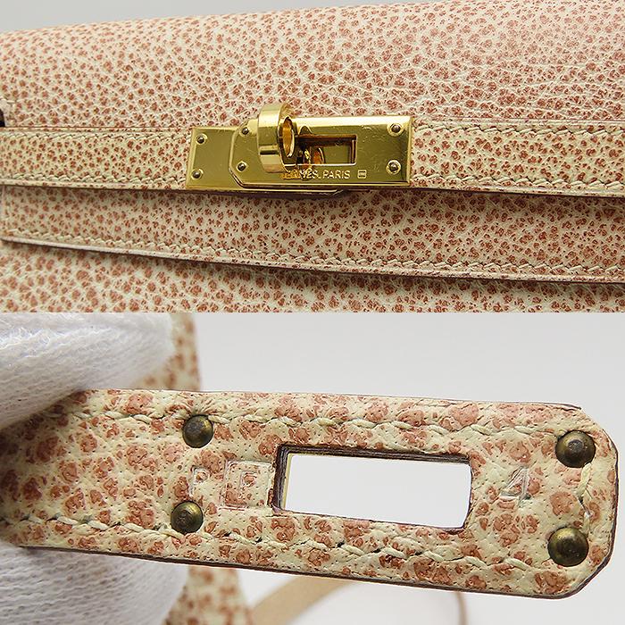 HERMES エルメス ケリーアドPM ブッフルスキッパー ピンク