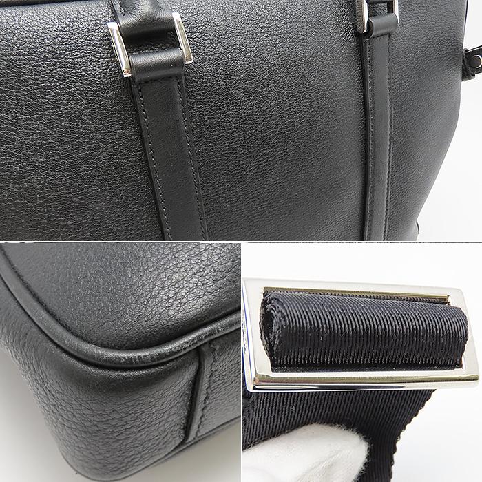 PRADA プラダ 2WAY ビジネスバッグ 2VE368 レザー ブラック