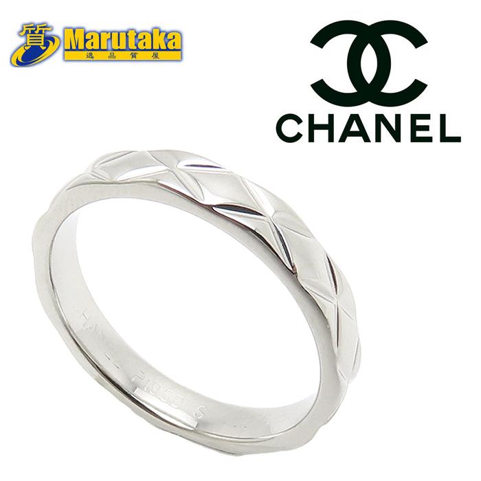 美品‼︎シャネル CHANELマトラッセリング #57 PT950 CHANEL（シャネル） マトラッセリング プラチナ Pt950 #57 約16.5号