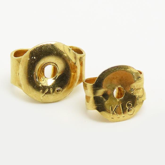 ダイヤモンド ピアス K18 D0.13ct 2.6g 揺れる イエローゴールド 18金 