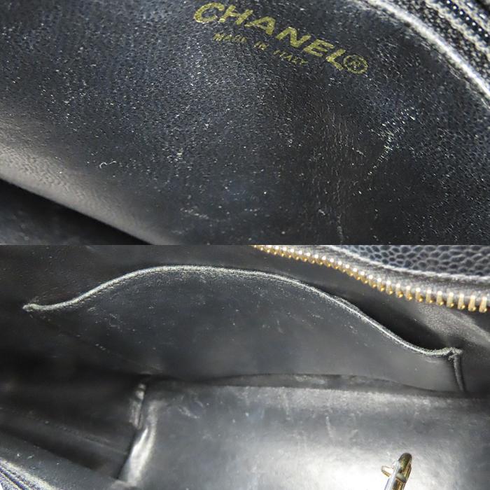 CHANEL（シャネル） 復刻トート ゴールド金具 キャビアスキン ブラック