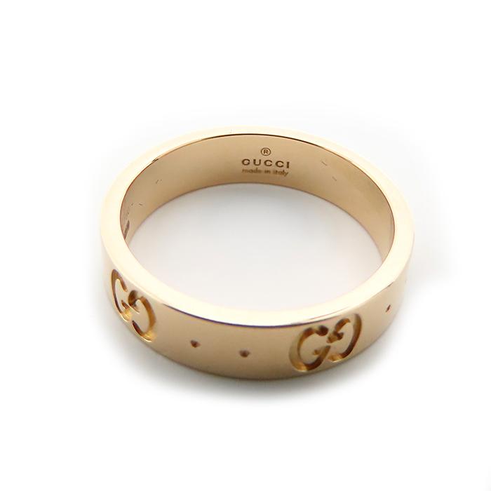 GUCCI（グッチ） アイコン リング 750PG ピンクゴールド 8号 指輪