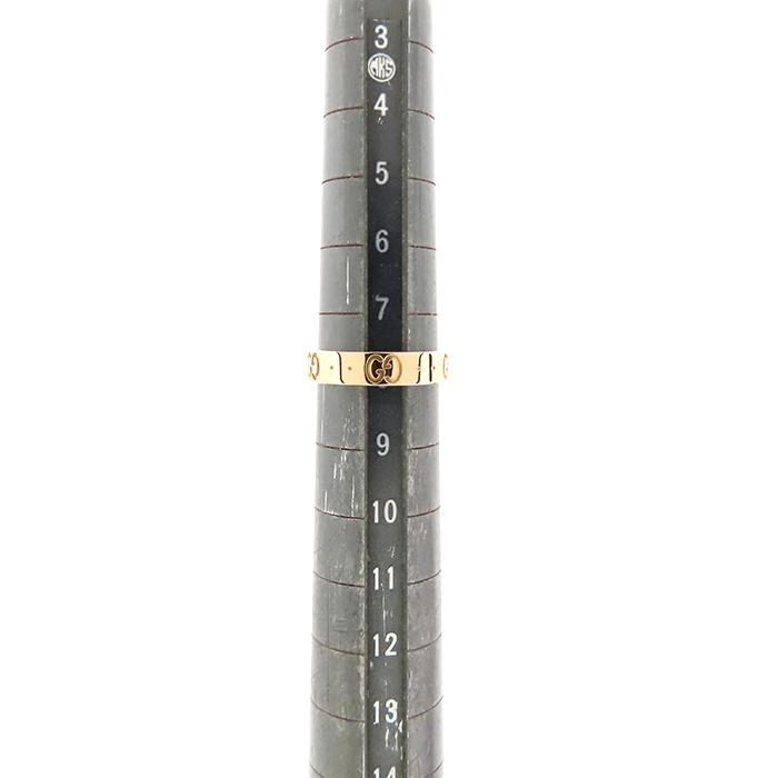 Gucci アイコン 18K ダイヤ リング 8号 美品 GUCCI（グッチ） ダイヤ アイコンスターダスト リング 指輪 K18WG 8号