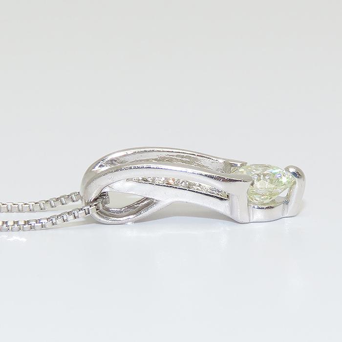 ダイヤモンド ネックレス 45cm Pt900 Pt850 0.311ct 0.05ct 3.2g 