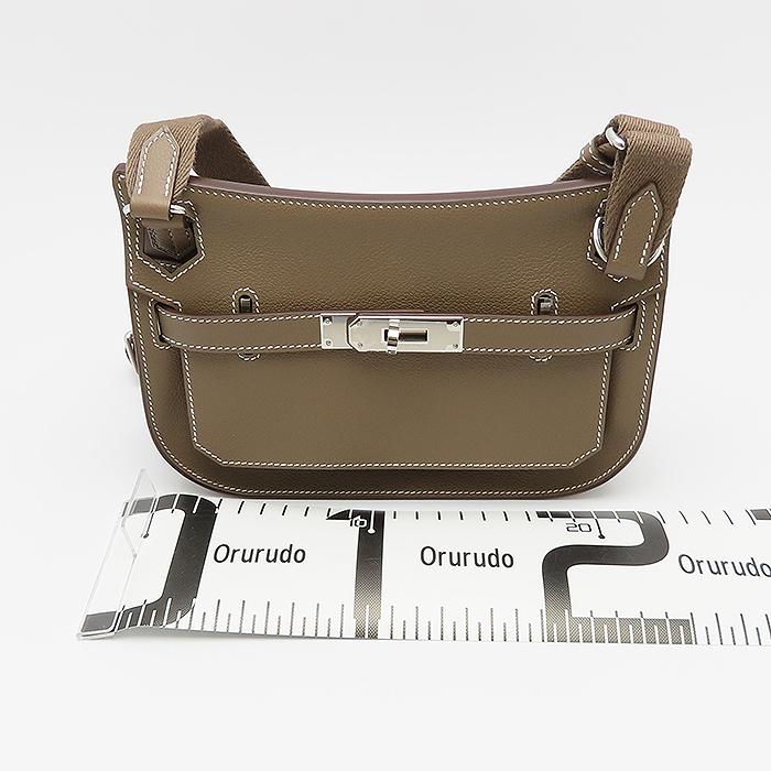 HERMES(エルメス) ヴェルー ミニ エトゥープ/エトープ グレージュ シェーブル ゴールド金具 B刻印 ショルダーバッグ 肩掛け レディース 40802177883【中古】【アラモード】 HERMES - HERMES(エルメス) ヴェルー ミニ エトゥープ/エトープ