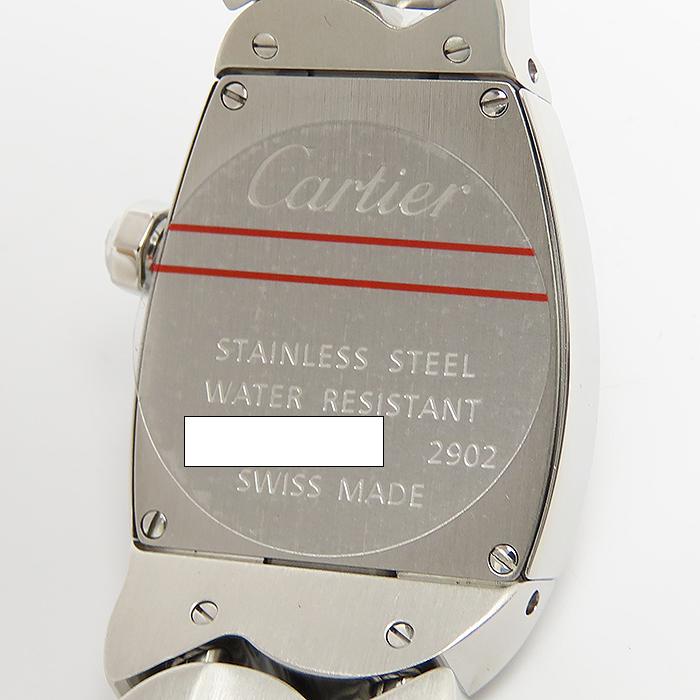 CARTIER カルティエ ラドーニャ SMサイズ クォーツ SS ステンレス シルバー W660012I 2902196816MX 美品 中古 4b009268 Cartier - CARTIER カルティエ ラドーニャ SMサイズ クォーツ SS