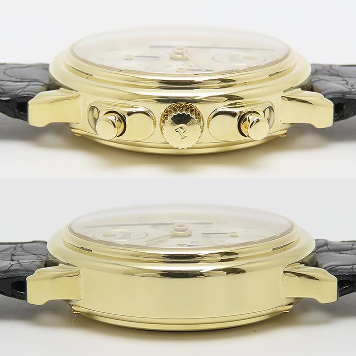 PIAGET（ピアジェ） グベナー クロノグラフ 15978 手巻 シルバー K18