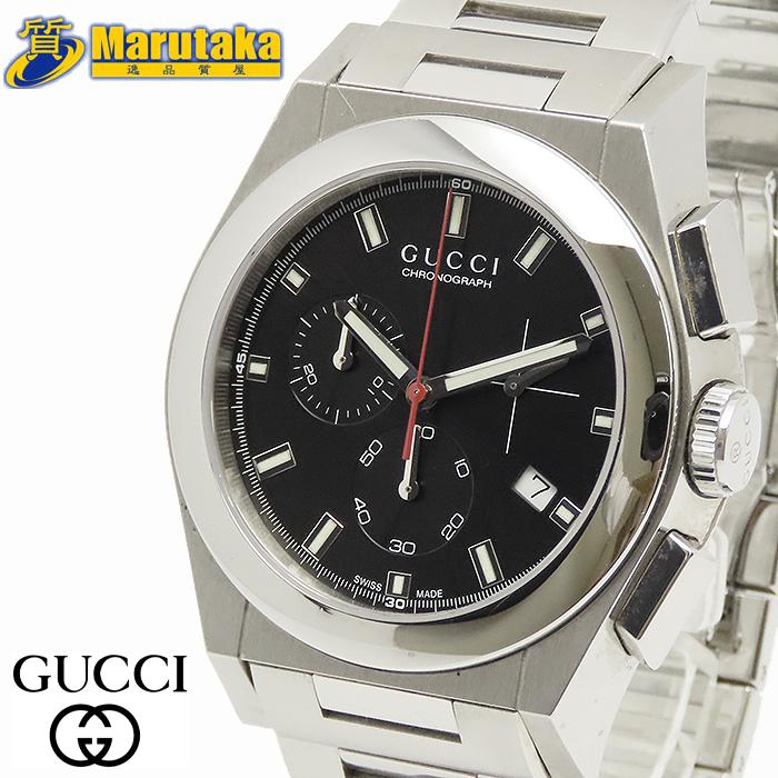 GUCCI（グッチ） パンテオン 115.2 ステンレス クォーツ ブラック