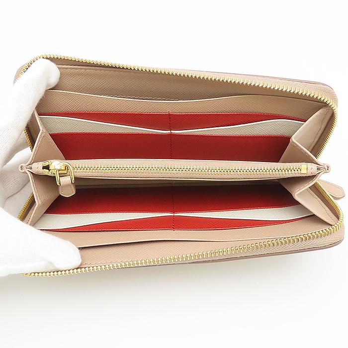 PRADA（プラダ） ロング ウォレット 1MK506 長財布 ピンク 