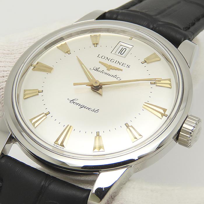 コンクエスト LONGINES ヘリテージ ロンジン L1.611.4.75.2 自動巻 箱