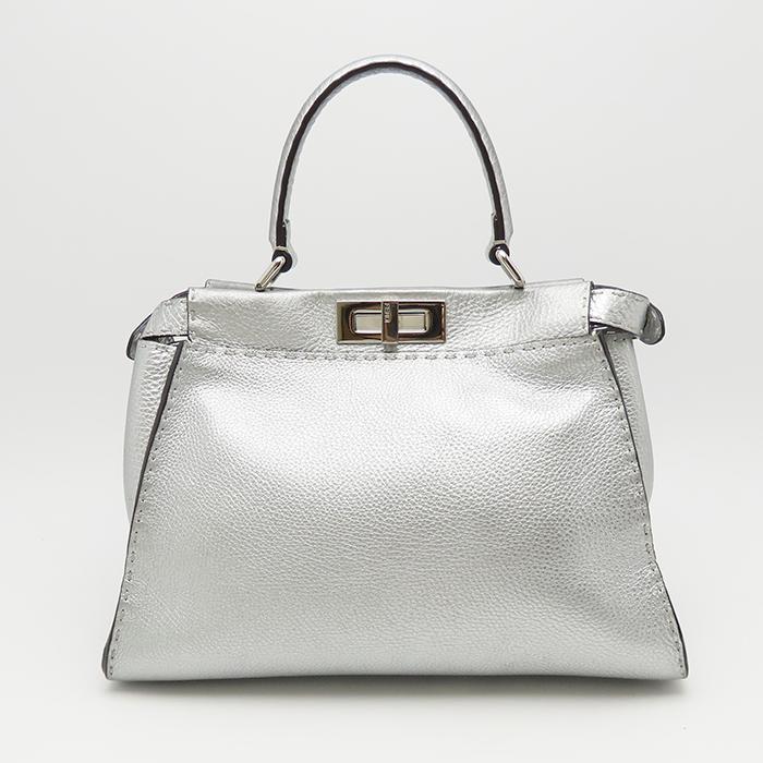 PEEKABOO フェンディ ピーカブー ミディアム FENDI メタリック
