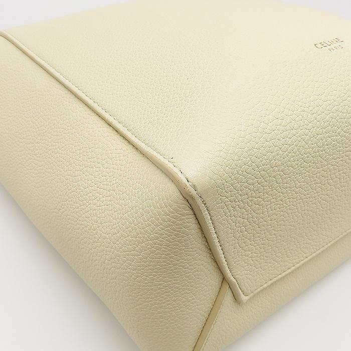 CELINE（セリーヌ） サングルバケット スモール 189303AH4 アイボリー