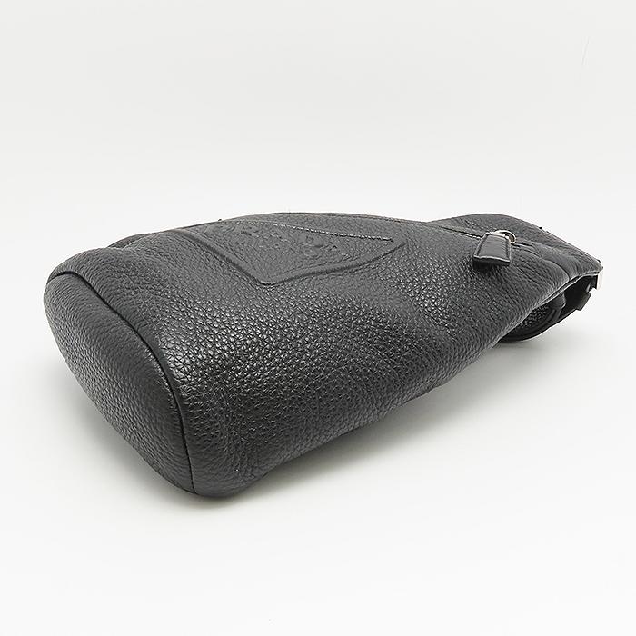 【極美品✨】PRADA プラダ　ボディバッグ　VITELLO DAINO 黒 PRADA（プラダ） 送料無料 ヴィッテロダイノ ボディバッグ 2VZ098