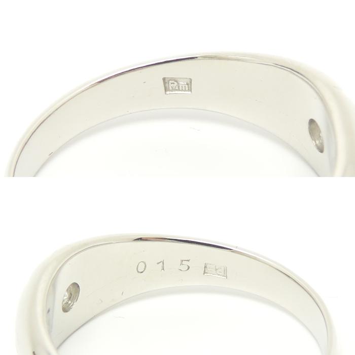 PM ダイヤモンド 0.15ct リング 13号 5.1g プラチナ 指輪 シンプル
