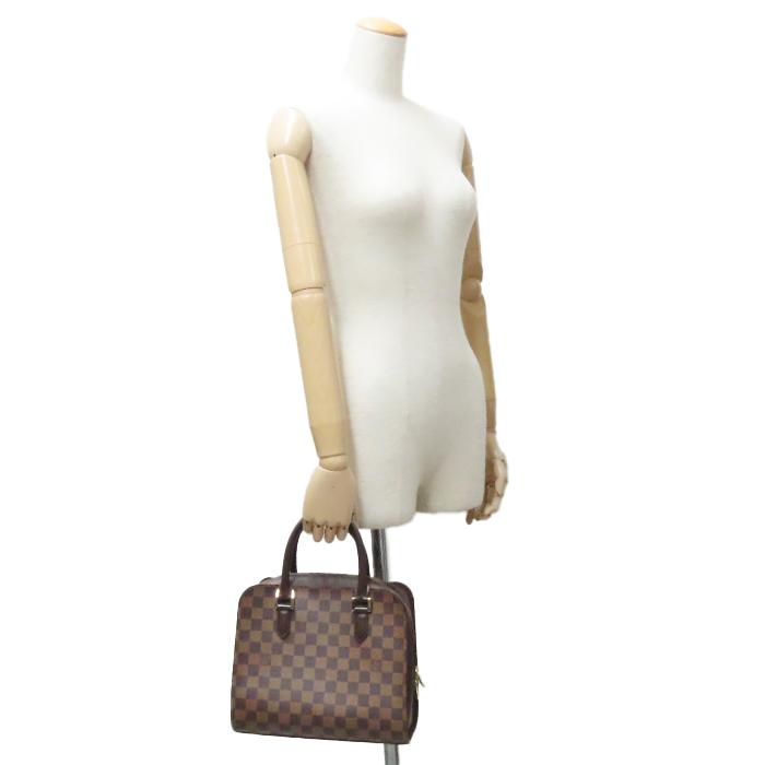 ★Louis Vuitton ルイヴィトンダミエハンドバッグ トリアナ保存袋付き LOUIS VUITTON ルイ・ヴィトン トリアナ ダミエライン