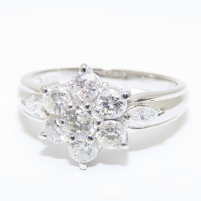 ダイヤモンド リング Pt900 12号 1.00ct 4.0g プラチナ 指輪