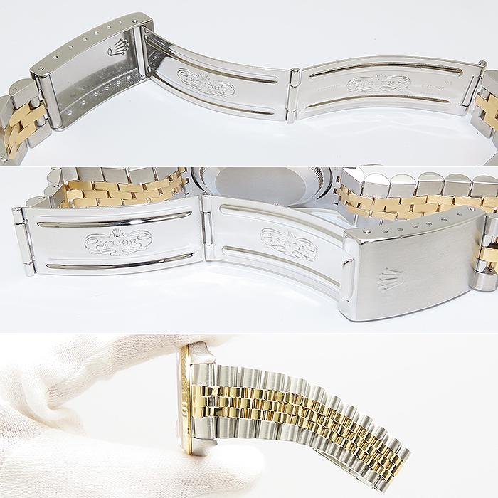 ロレックス 16233G S番　国際サービス保証あり デイトジャスト ROLEX 16233G 国際サービス保証書 メンズ SS YG K18