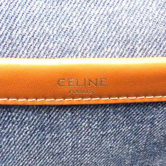 CELINE（セリーヌ） ラージカバ デニムトート 196762EF7.07AT ブルー