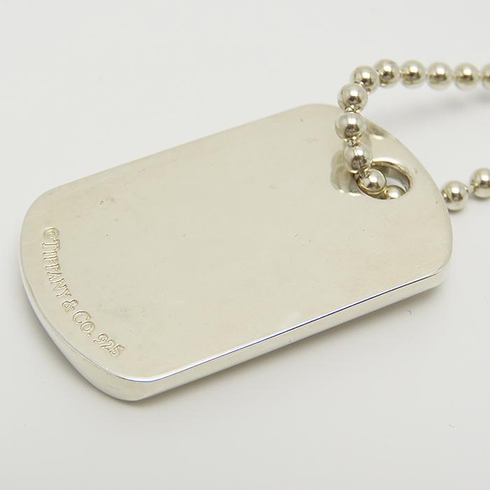 TIFFANY&Co. ティファニー ドッグタグ ネックレス 60cm SV 925