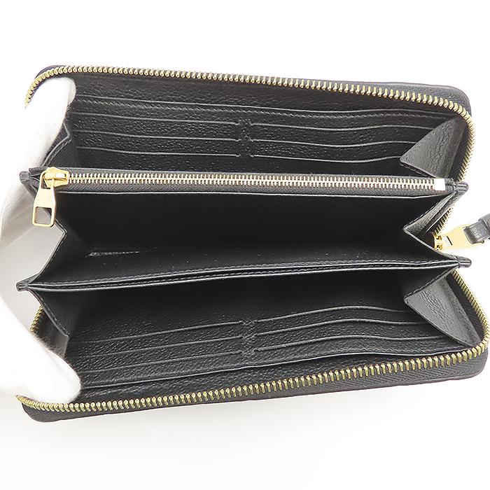 【極美品/箱付き】ルイヴィトン モノグラムアンプラント ジッピー ウォレット 黒 LOUIS VUITTON（ルイ・ヴィトン） ジッピーウォレット M61864