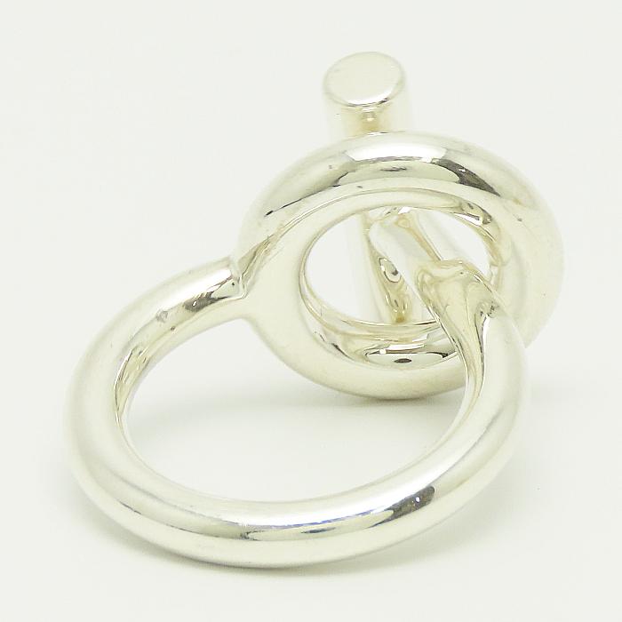 HERMES（エルメス） クロワゼットリング #48 約6号 3.0g 箱 シンプル