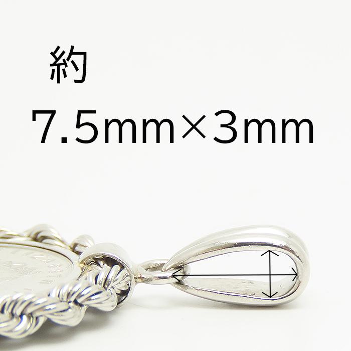 メイプルリーフ コイン ペンダント トップ Pt1000 Pt850 1/10oz 6.5g 5