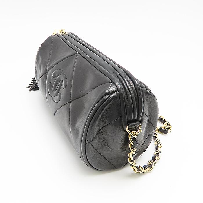 CHANEL（シャネル） チェーン ショルダー バッグ マトラッセ ブラック