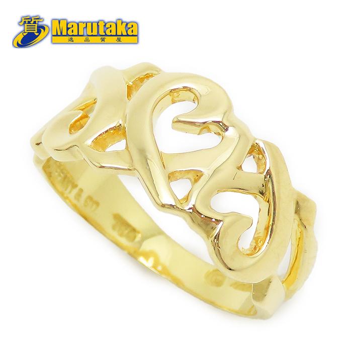 Tiffany & Co. 18K ゴールド リング TIFFANY&Co.（ティファニー） トリプルラビング リング イエロー