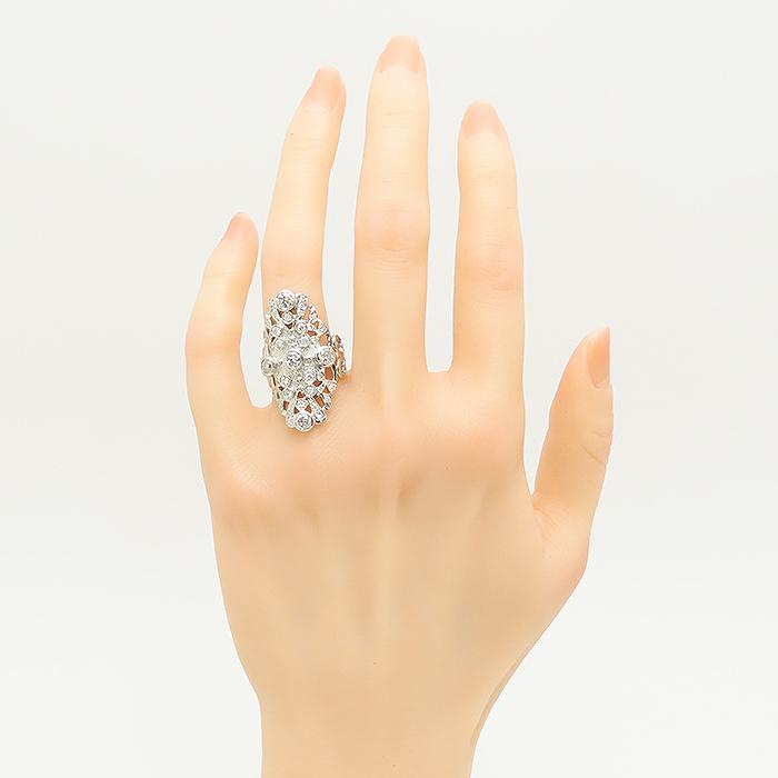 ダイヤモンド リング 13号 鑑別書 2.23ct Pt900 20.0g プラチナ