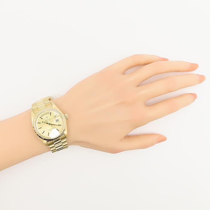 デイデイト ジャパンブレス ロレックス 1803/8 金無垢 K18 YG