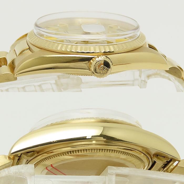 ★三連休限定★ 希少 ロレックス 金無垢 アンティークウォッチ YG 稼動品 デイデイト ジャパンブレス ロレックス 1803/8 金無垢 K18 YG