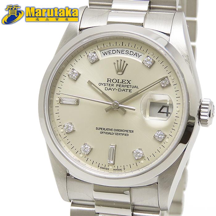 デイデイト ロレックス 18206 プラチナ 36mm 自動巻 ROLEX PT 1988年