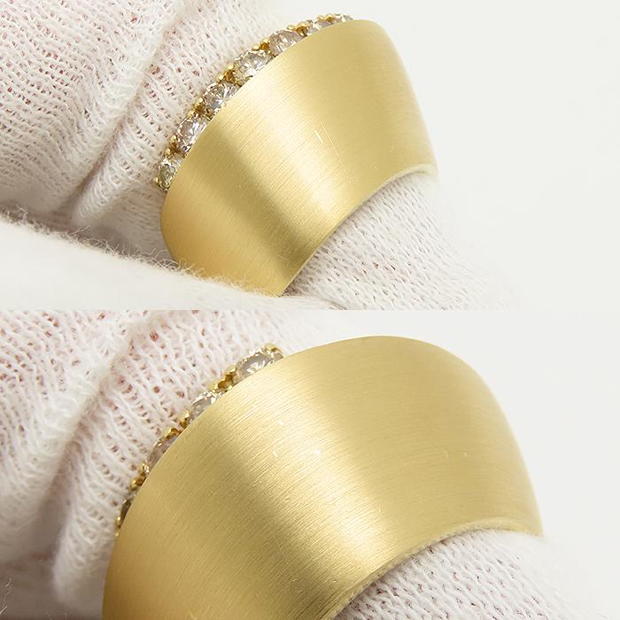 ダイヤモンド リング 16号 K18 鑑別書 0.72ct YG 指輪 逸品質屋