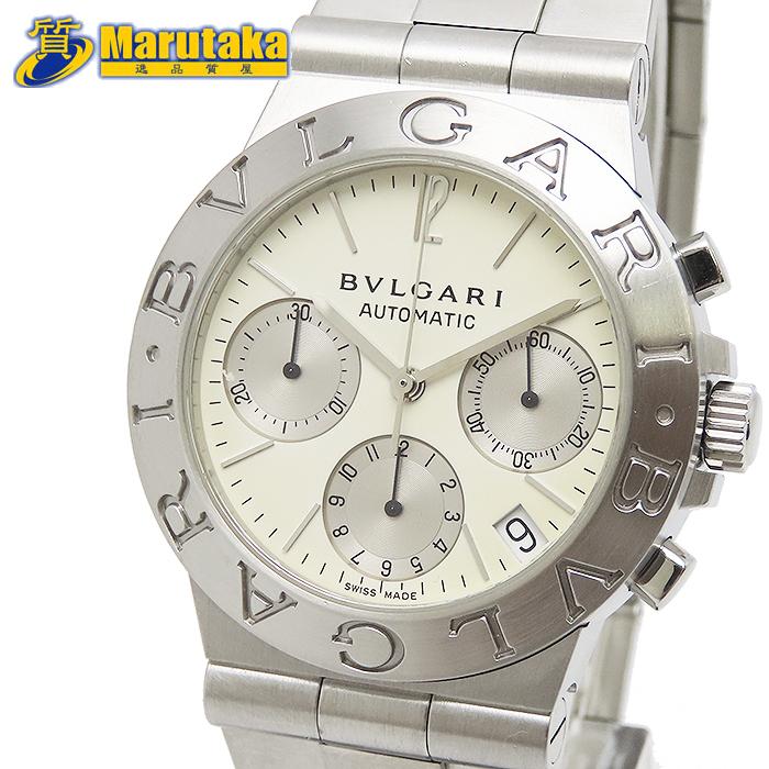 ディアゴノ ブルガリ スポーツ クロノグラフ CH35S 自動巻 SS BVLGARI