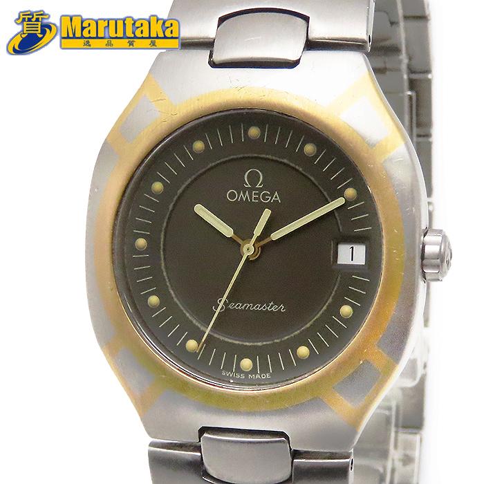 SEAMASTER オメガ シーマスター ポラリス YG / SS クォーツ 1993年