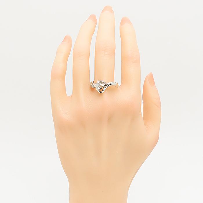 ダイヤモンド リング Pt900 0.562ct 0.50ct 25号 鑑別書 8.35g