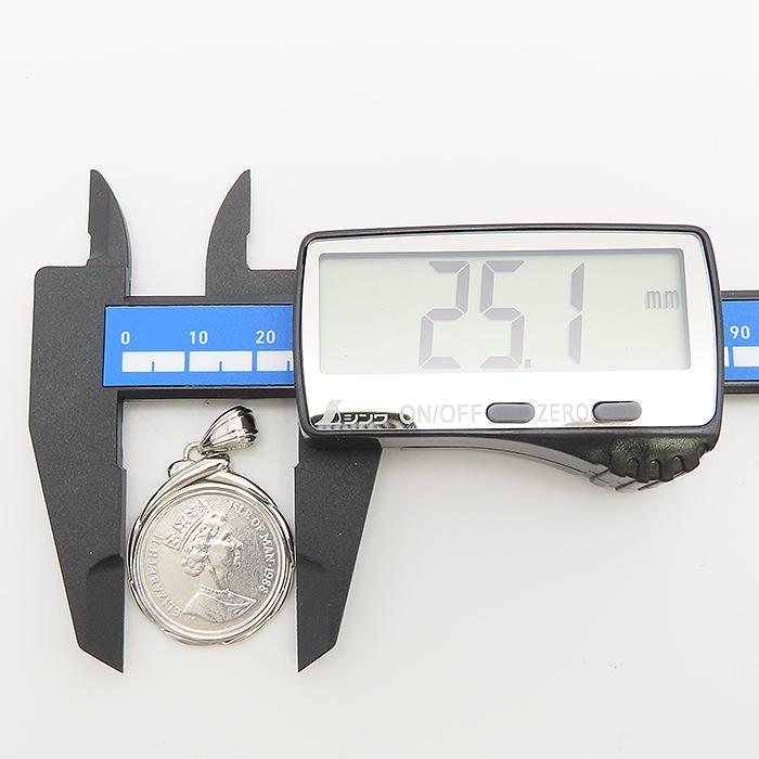 ノーブル コイン ペンダント トップ Pt1000 Pt850 1/4oz 13.74g 1988
