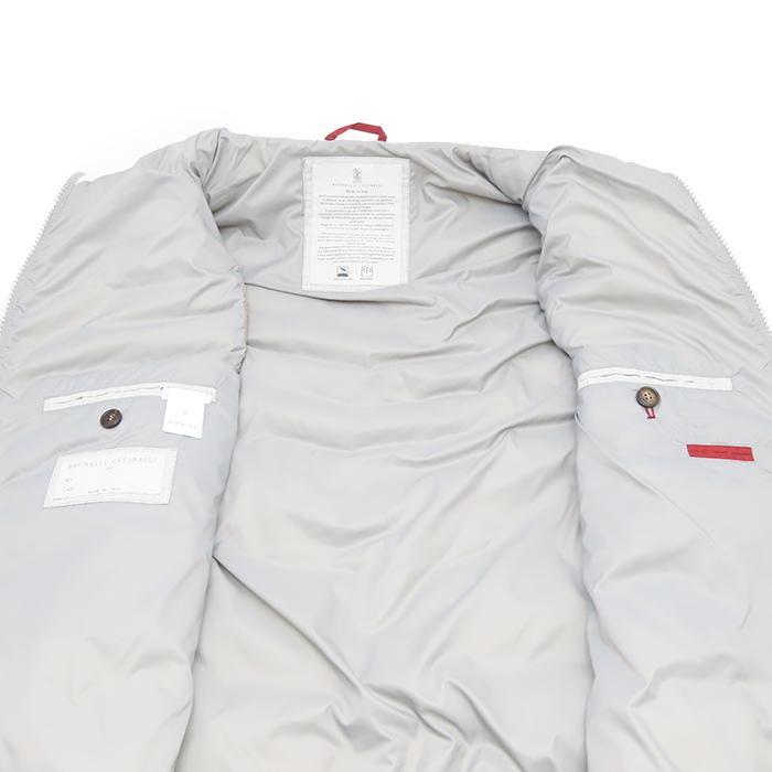 ブルネロクチネリ ダウンベスト 表記 S サイズ ナイロン 100% ホワイト 秋冬物 秋服 冬服 メンズ 逸品質屋 丸高 尼崎市 兵庫県