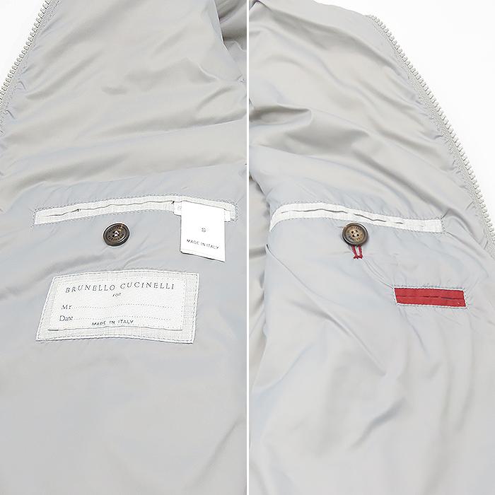 ブルネロクチネリ ダウンベスト 表記 S サイズ ナイロン 100% ホワイト 秋冬物 秋服 冬服 メンズ 逸品質屋 丸高 尼崎市 兵庫県