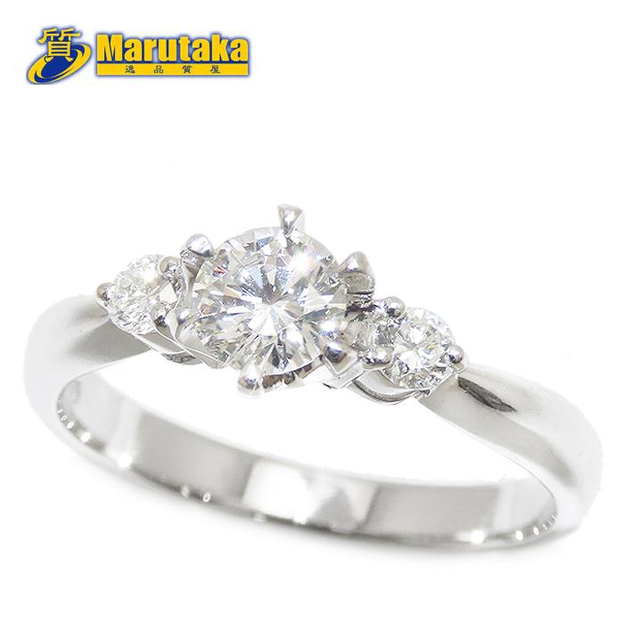 ダイヤモンド リング Pt900 8号 0.318ct E:VVS-2:VG:N 3.4g 鑑定書
