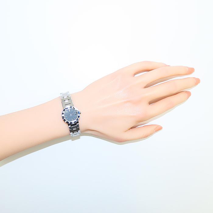ブルガリ・ブルガリ BVLGARI BB 23 SS クォーツ ブラック 逸品質屋 丸