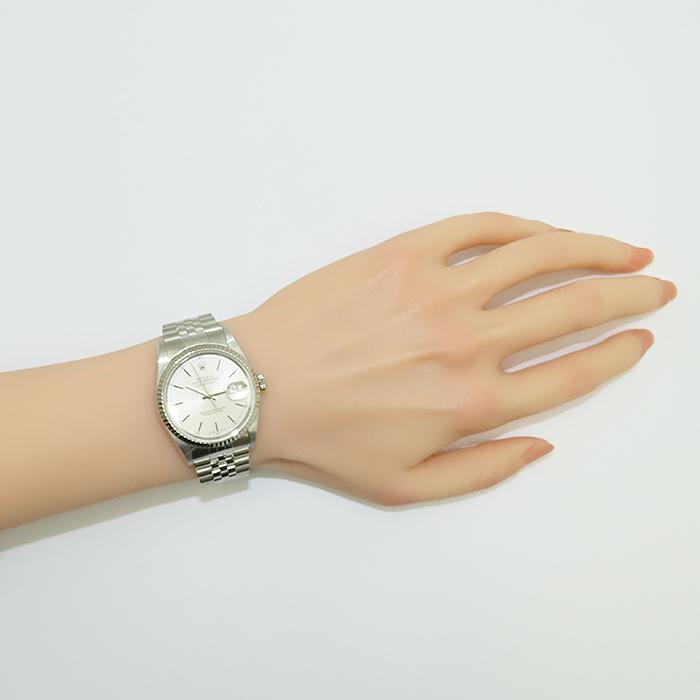 デイトジャスト ROLEX 16234 Cal.3135 SS シルバー文字盤 ロレックス