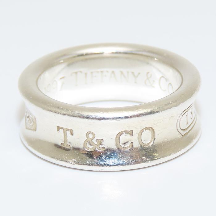 Tiffany 1837 & Co . ティファニー リング SV925 シルバー 8号 T&CO