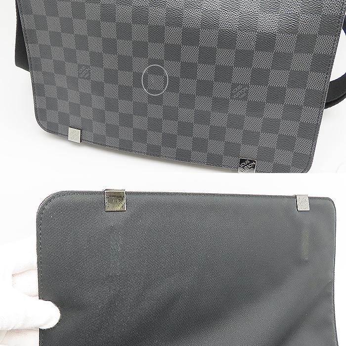 ルイ・ヴィトン ディストリクトMM N41029 メッセンジャー バッグ ショルダー メンズ 斜め掛け A4可 グラフィット 逸品質屋 尼崎の画像