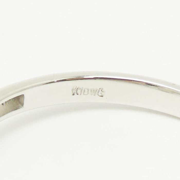 ダイヤモンド ホワイトゴールド リング 10.5号 1.58g 0.20ct