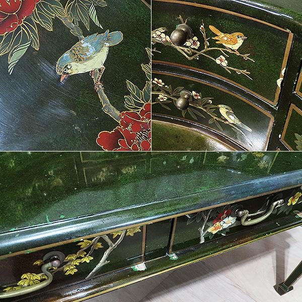 オリエンタル デスク フルセット アンティーク家具 化粧台 ドレッサー