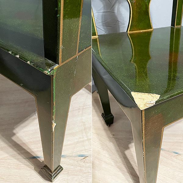 80年代　ドレッサー　机　デスク　緑　グリーン　レトロ　昭和 80年代 ドレッサー 机 デスク 緑 グリーン レトロ 昭和 80年代