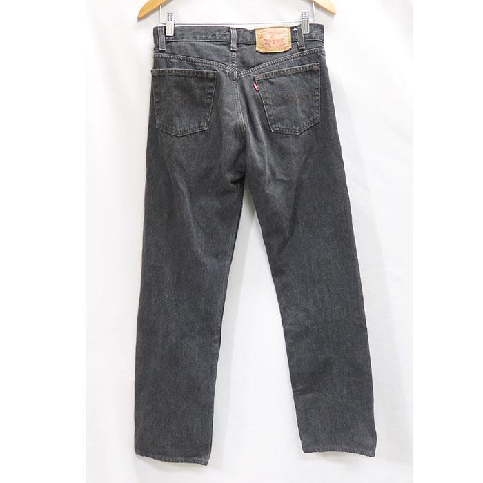 【先染め/極上】 LEVI'S 501 80s　Made in usa Levi's 送料無料 リーバイス 80年代 USA製 501 先染めブラック W30 L34