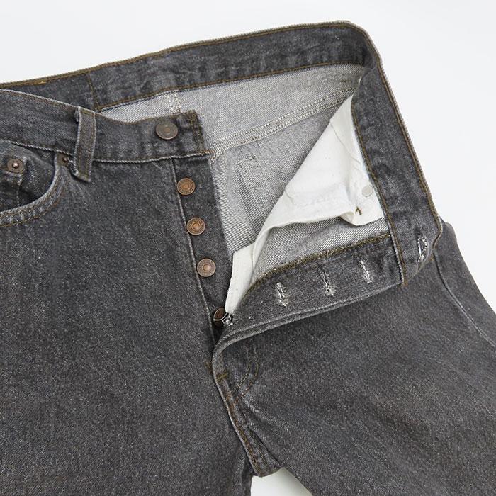 Levi's（リーバイス） 送料無料 80年代 USA製 501 先染めブラック W30