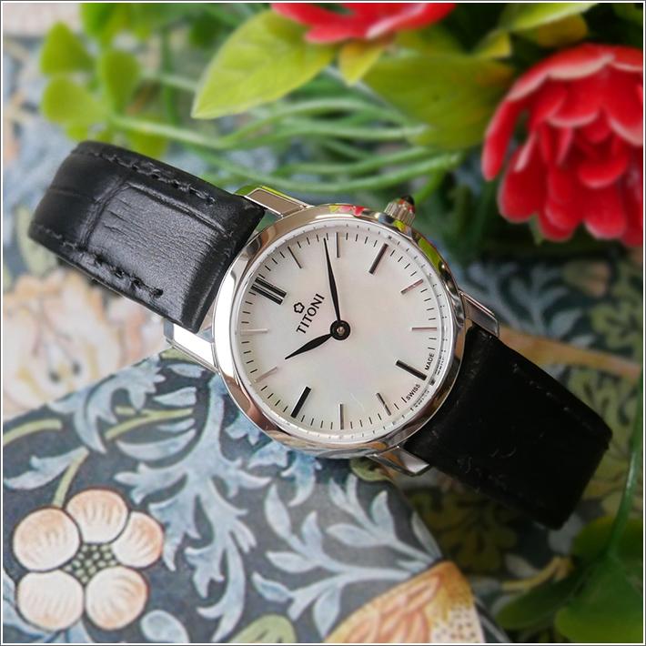 チトーニ TITONI 腕時計 TQ 42918 S-ST-587 スレンダーライン SLENDER  